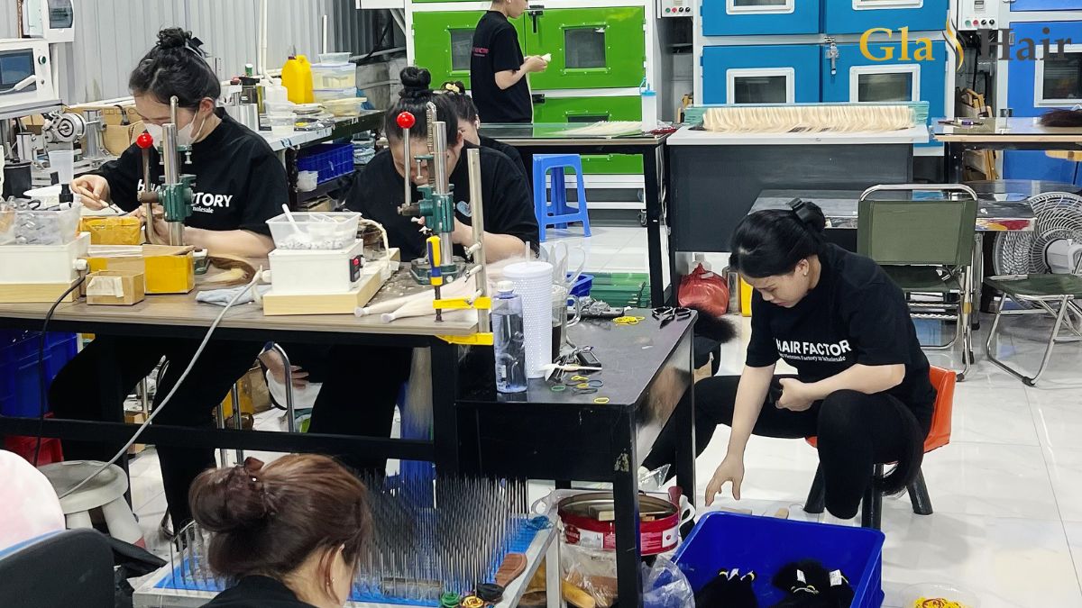 Inside A Raw Hair Factory In Vietnam (Full Process)