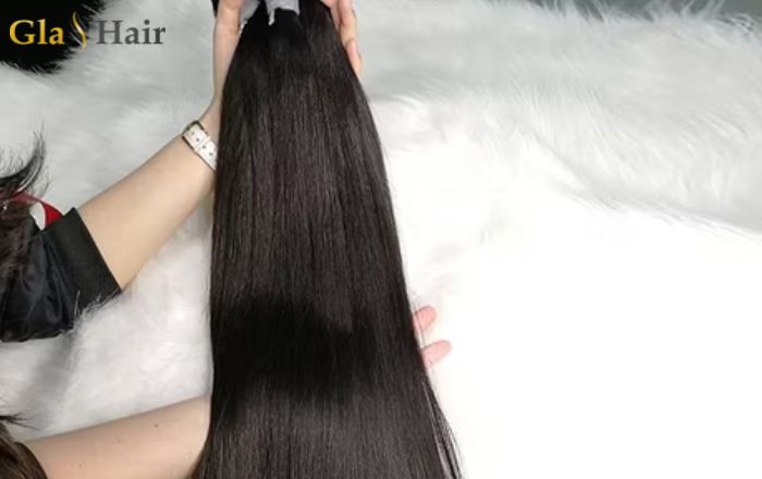 Raw hair is completely unprocessed, 100% natural human hair collected directly from donors