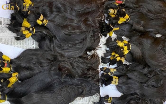 Check batch consistency before ordering raw hair wholesale